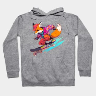 fox skater Hoodie